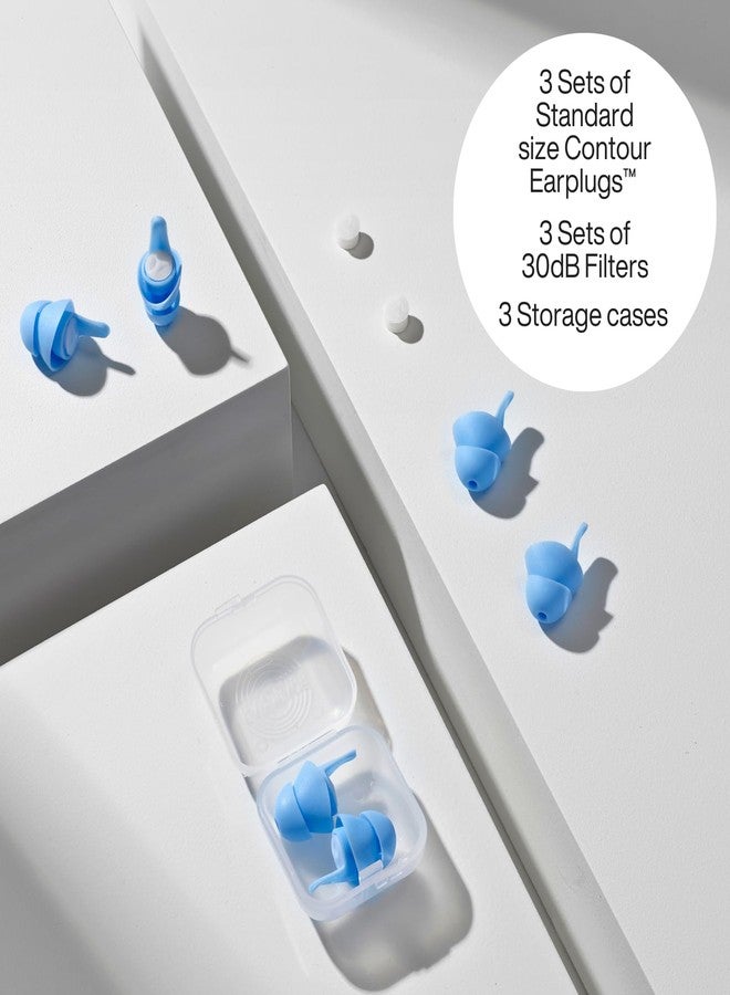 EARPEACE Ear Plugs for Sleeping - Noise Reduction Ear Plugs with Soft Silicone for Sleep & Night Comfort - Noise Cancelling up to 30dB, Sound Reduction Sleep Earplugs - 3 Sets, Standard Size With Case - Image 5